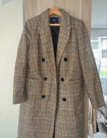 Manteau kiabi à carreaux 