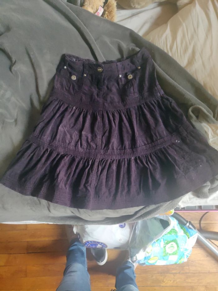 Jupe en velours 10 ans