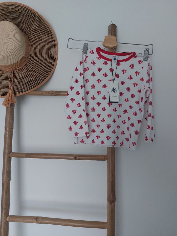 T-shirt pyjama hiver Petit Bateau 5 ans - photo numéro 2