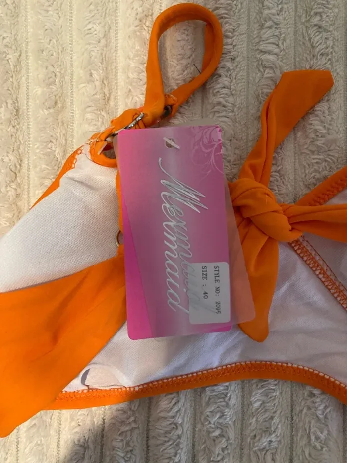 Maillot de bain Trikini orange - photo numéro 3