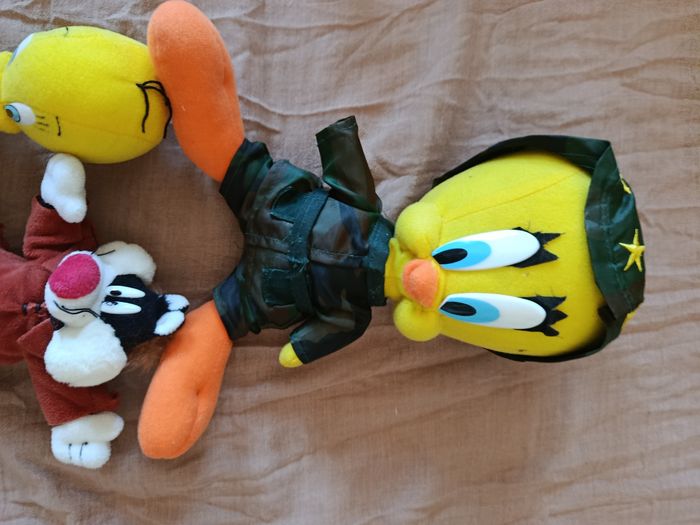 Lot de 3 peluches Titi et Grosminet - photo numéro 3