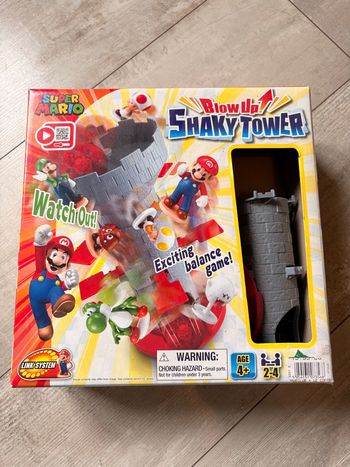 jeu super mario shaky tower complet comme neuf utilisé 1 fois