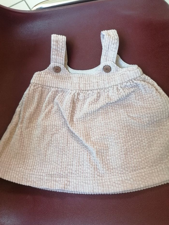 Robe rose sablé beige - photo numéro 2