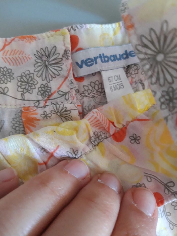 Blouse fleuries Vertbaudet 6 mois - photo numéro 4