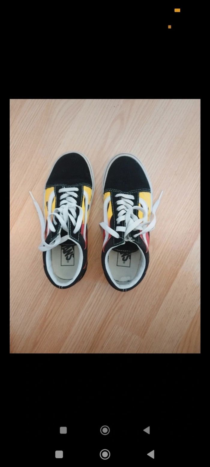 Vans flamme taille 36