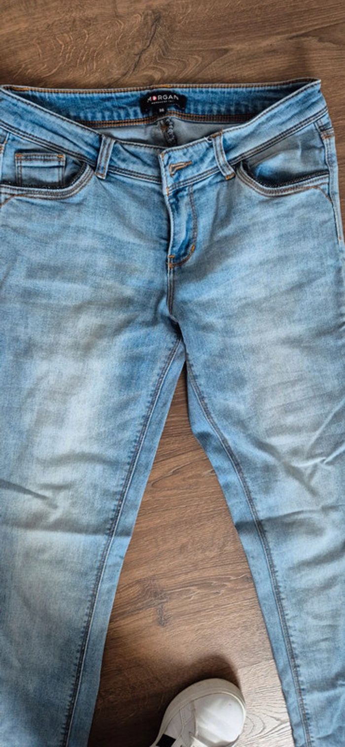 Jeans slim stretch morgan 36 - photo numéro 2