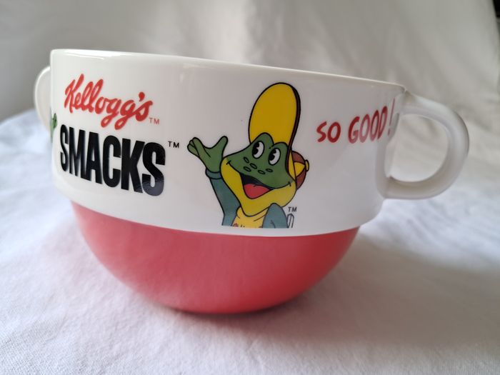 Lot bol 2 ances oreilles Kellogg's 2019 smacks + tasse mug miel pop's céréales - photo numéro 9