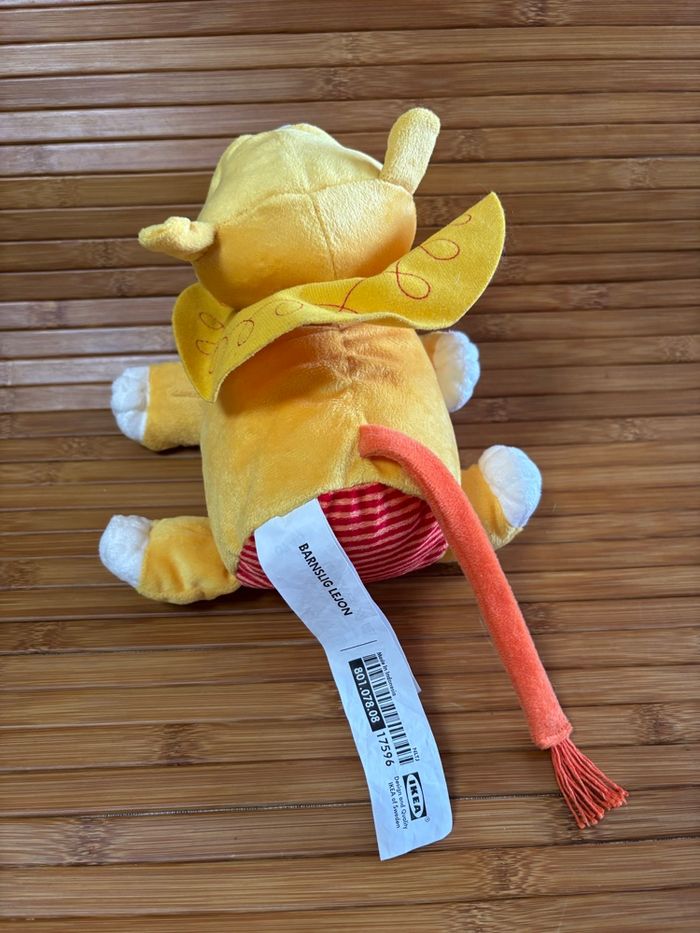 Neuf doudou lion jane orange IKEA - photo numéro 2
