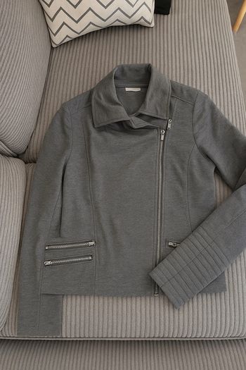 Veste perfecto gris Promod - Taille XL