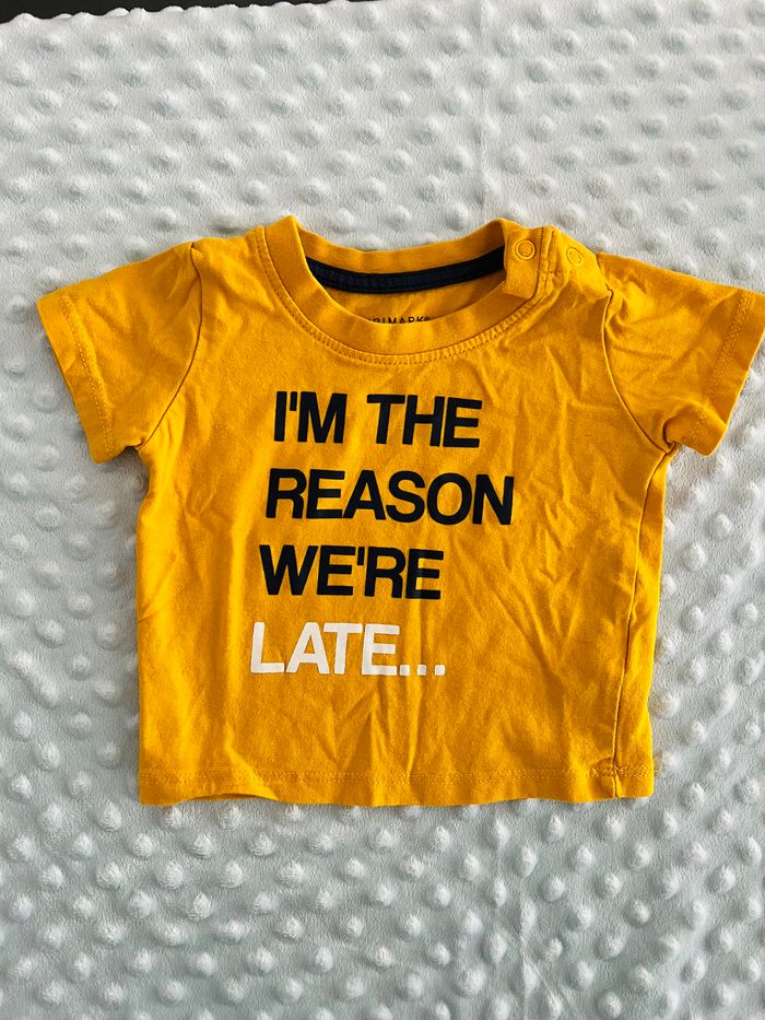 T-shirt manches courts garçon 3 mois