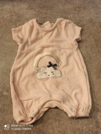 Combi short fille orchestra 3 mois