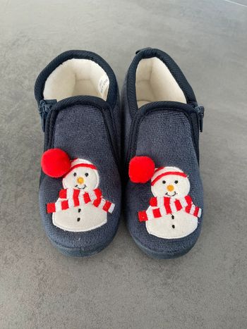 Pantoufles Bonhomme de neige taille 23