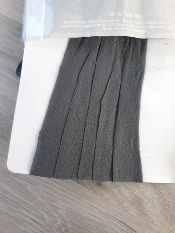 Collants gris taille 3/4 - photo numéro 2