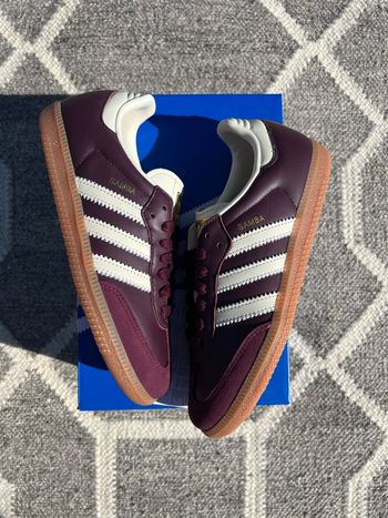 Adidas samba (Maroon White / Bordeaux Blanc) - 37