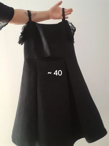 Robe noir bouffante ~40