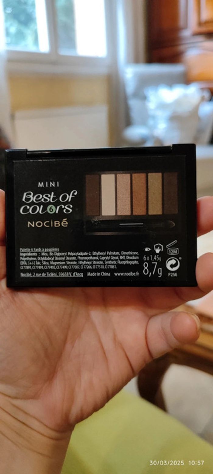 Nocibé Best of 6 Colors Eyeshadow Palette - photo numéro 4