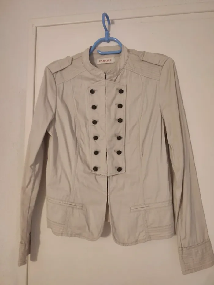 Veste officier beige