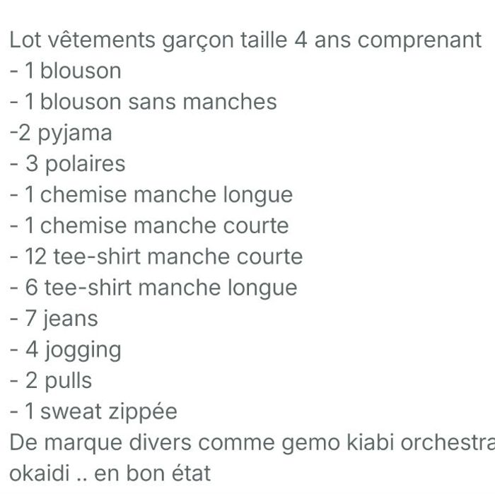 Lot vêtements garçon 4 ans - photo numéro 9