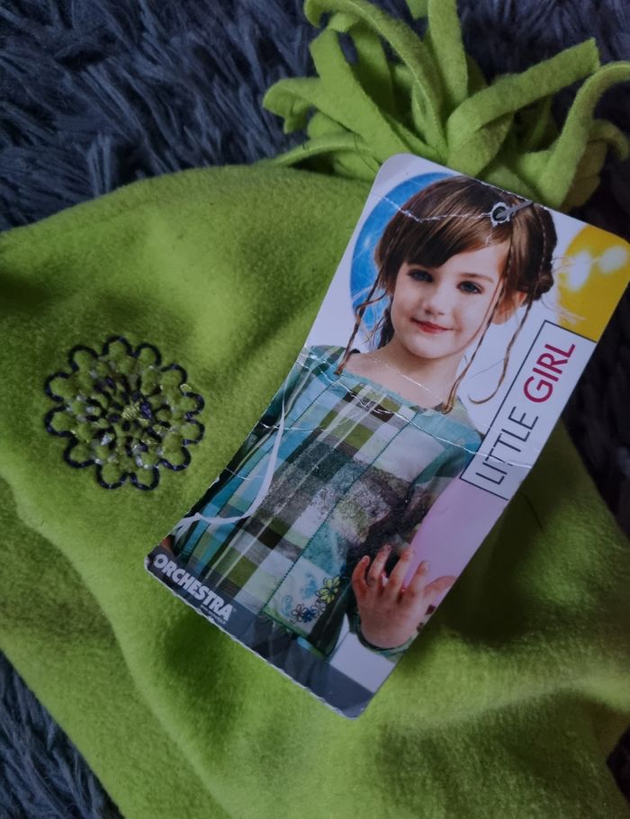 Bonnet avec pompons vert clair - photo numéro 5
