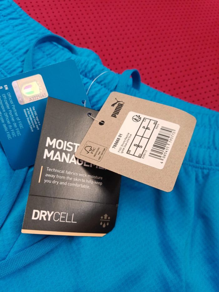 Short de foot Italie, Puma Authentique Officiel taille Adulte S, Neuf - photo numéro 7