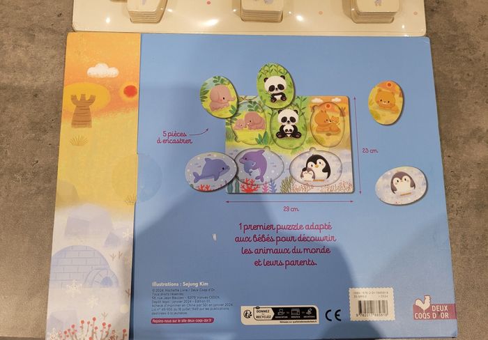 Lot de deux puzzles bébé neufs - photo numéro 2
