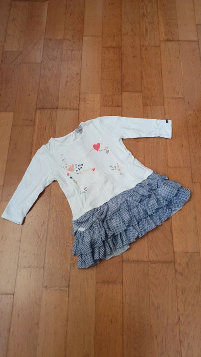 Lot de 3 robes coton manches longues Miniman - photo numéro 6
