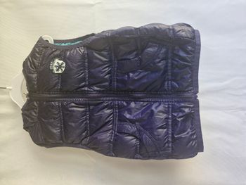 Blouson sans manches zippé capuche 4 ans Sergent Major Bleu marine