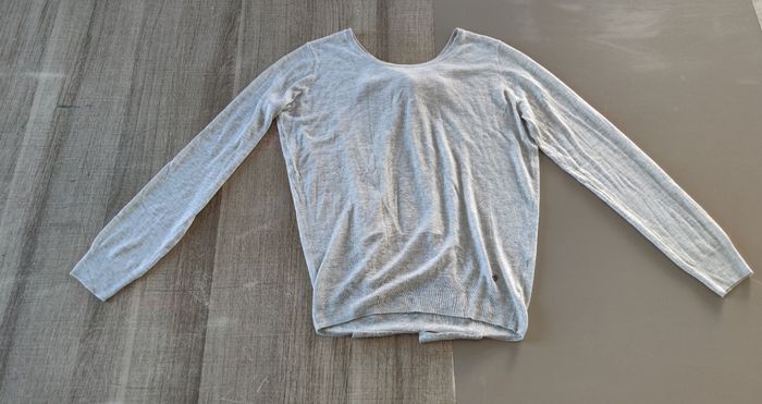 Pull manche longue Kaporal gris Taille S femme, très bon état - photo numéro 7