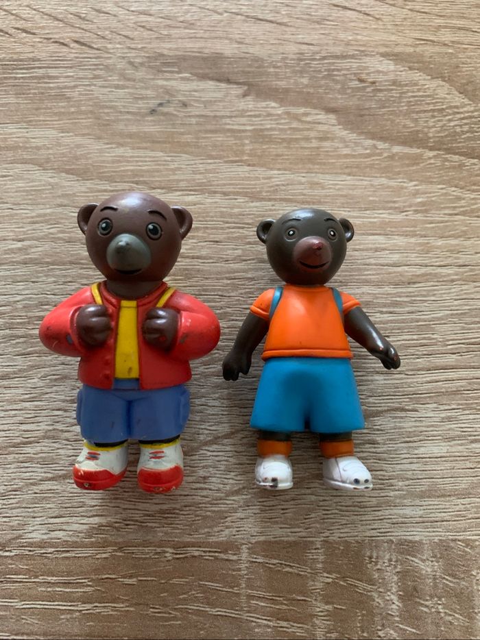 7 figurines petit ours brun  à l’école - photo numéro 6