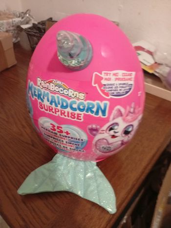 Oeuf rainbocorns sirène neuf dès 3 ans 