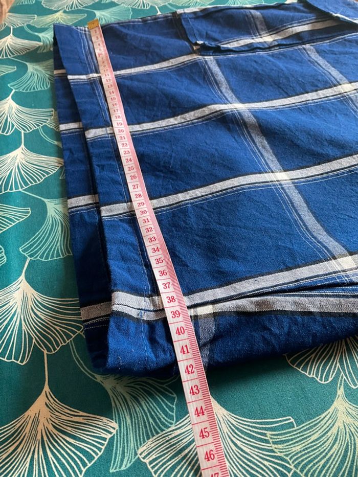 Short cargo à carreaux bleu pour homme Shaka Wear taille 4XL 454 - photo numéro 6