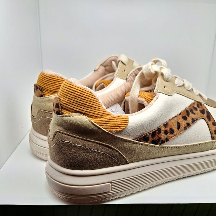 Basket Chaussure à Lacets Habillé Neuve Léopard 🐆 - photo numéro 3