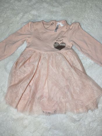 Robe rose paillettes