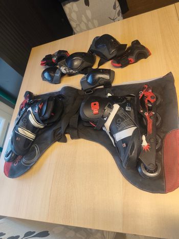 Roller Oxelo 34 36 avec sac de transport et  protection 