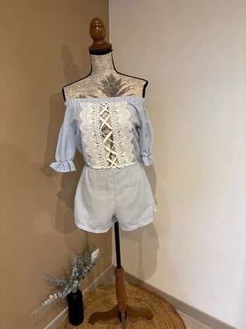 Combishort bustier femme taille S