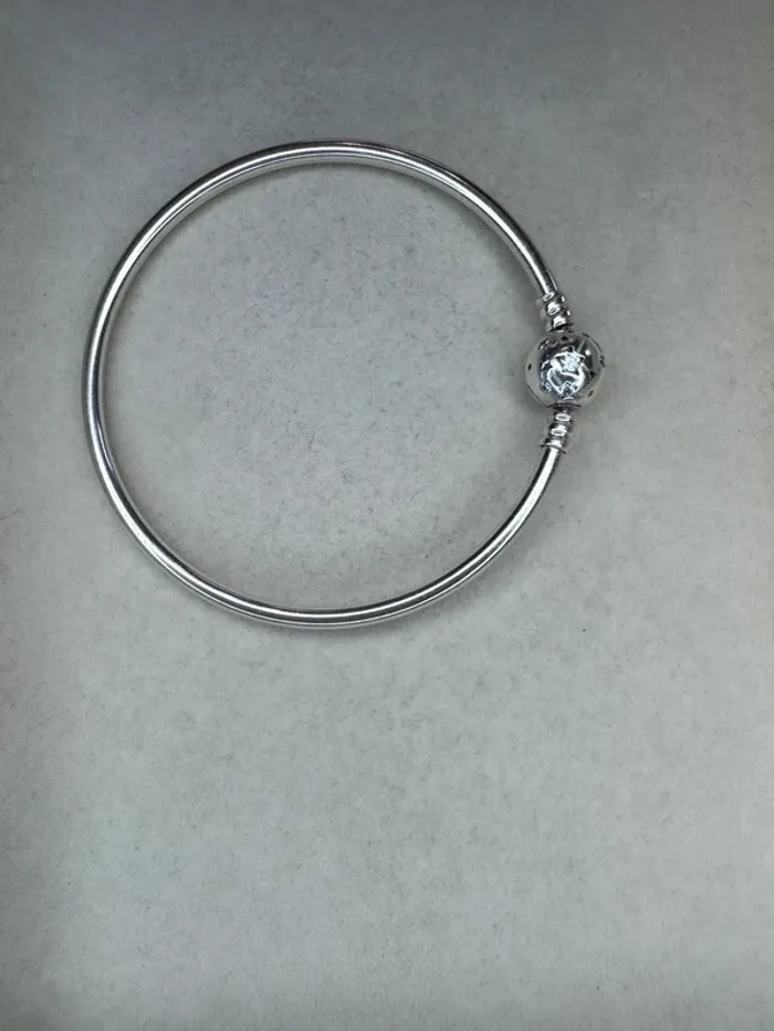 Bracelet Jonc Pandora Authentique Fermoir Étoiles et Galaxie Taille 19 - photo numéro 2