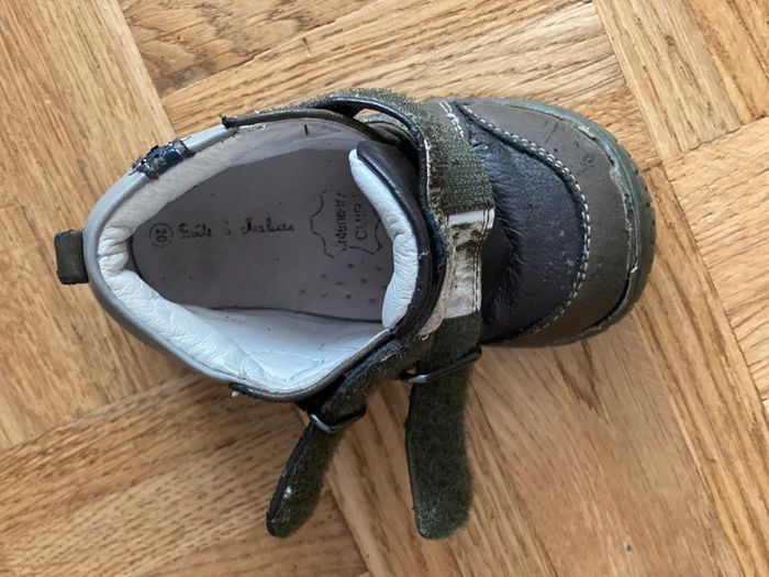 Chaussures 👞 bottines - cuir - Boîte à malices - Taille 20 - BE - photo numéro 7