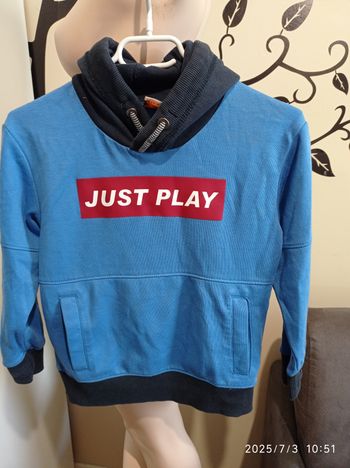 sweat bleu de tape à l'oeil 8 ans réf 449 V11