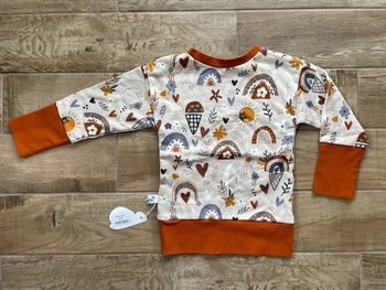 Sweat évolutif petites menottes Modèle Boho 6-9 ans 100% coton bio
