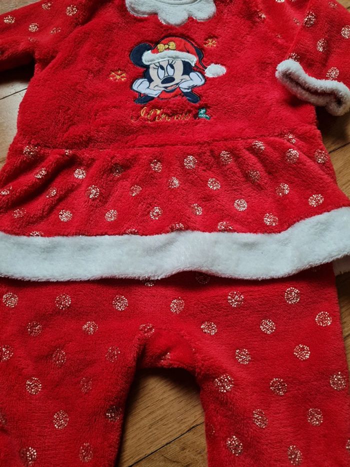 Pyjama Noël fille minnie 9 mois disney - photo numéro 2