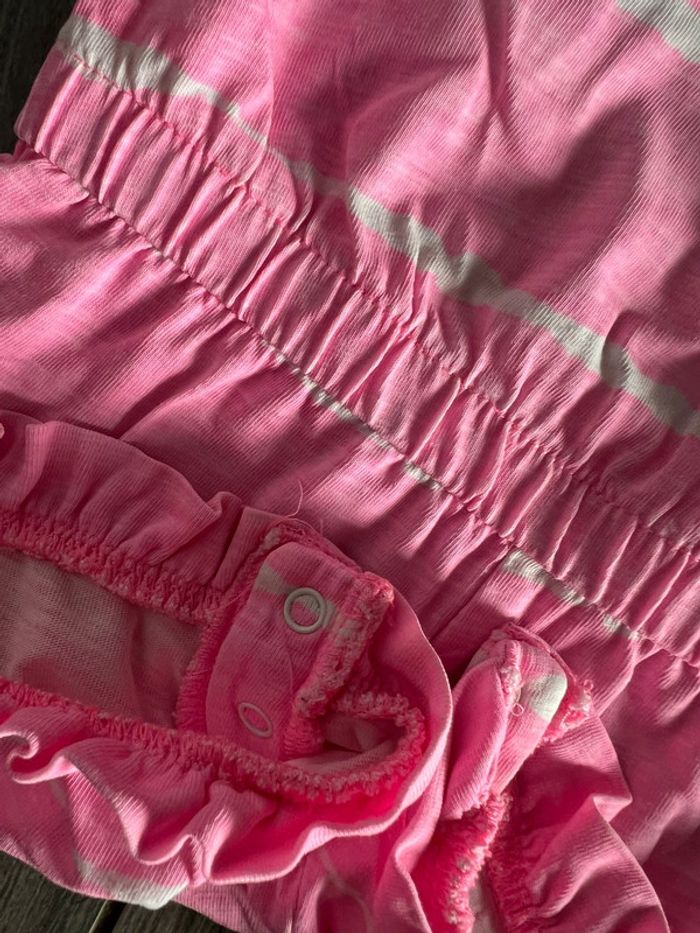 Combishort à rayure rose 24 moisGemo - photo numéro 3