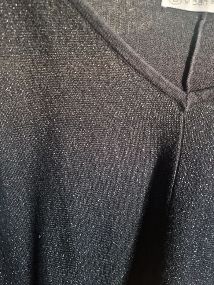 Pull noir pailleté - photo numéro 3