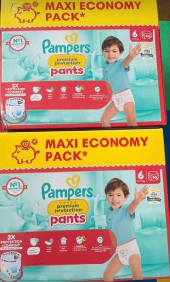 2 cartons premium protection taille 6 pants
