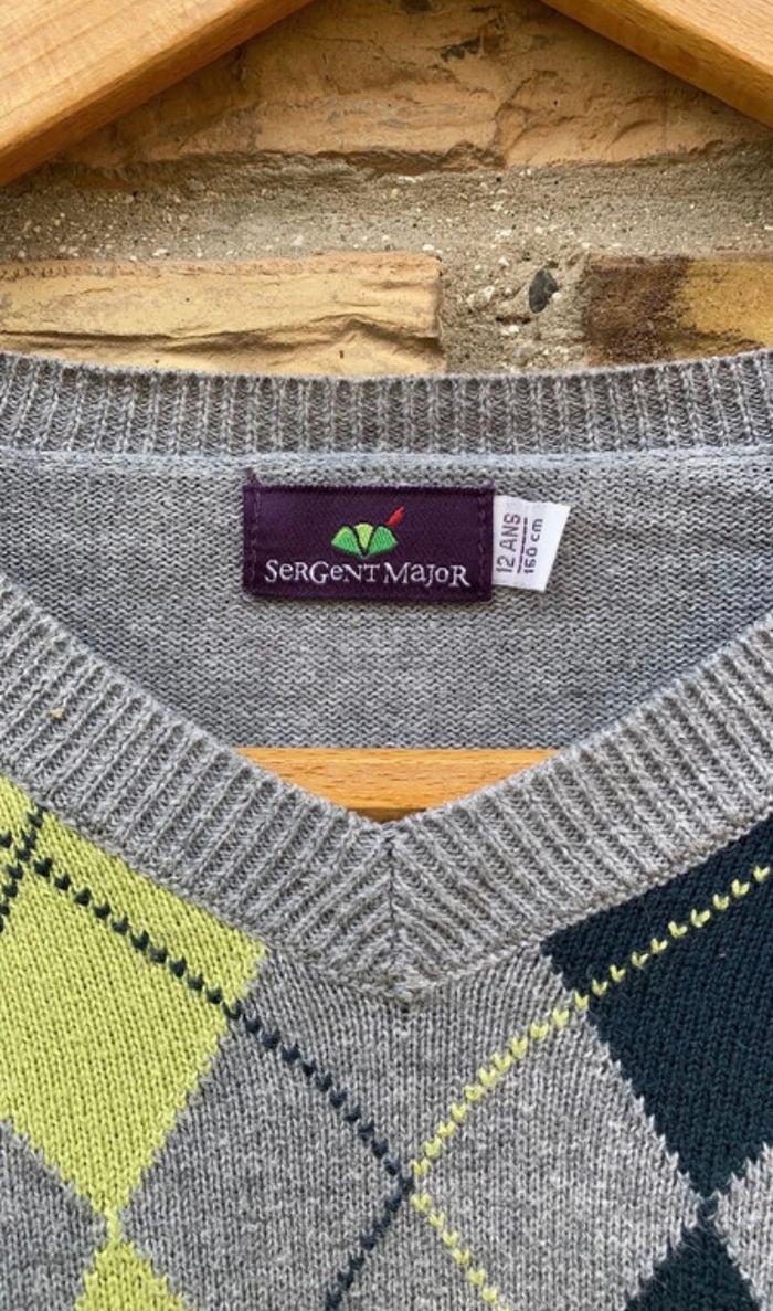 Pull en col V 12 ans - photo numéro 3