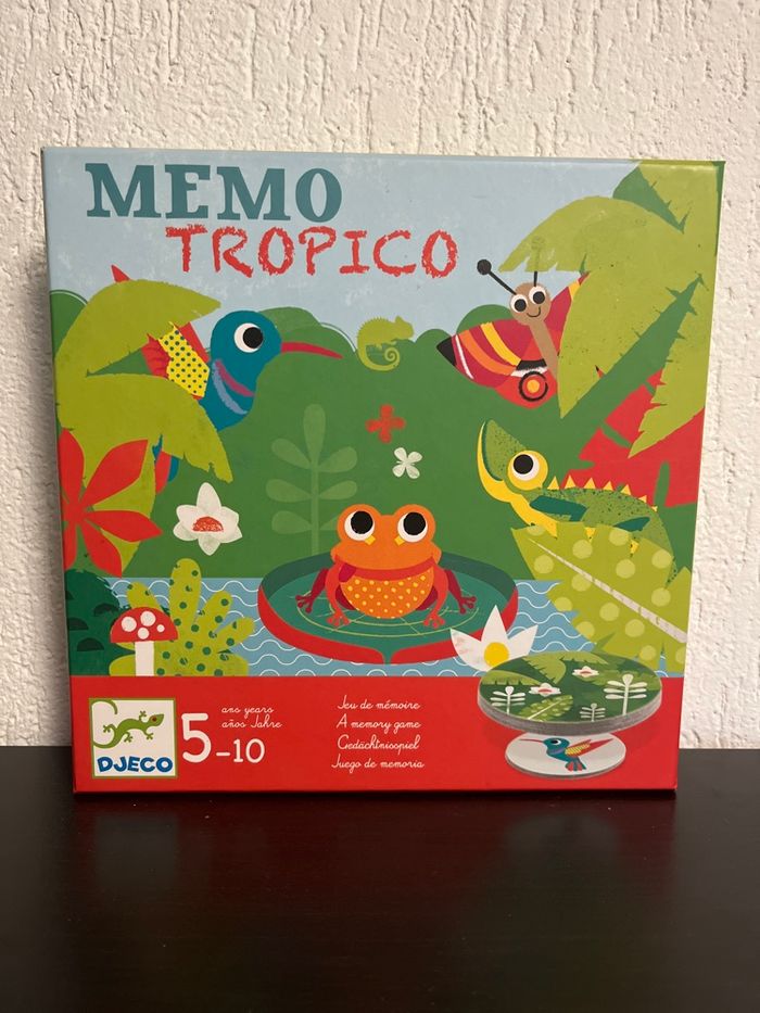 Jeu de mémoire «MÉMO TROPICO »