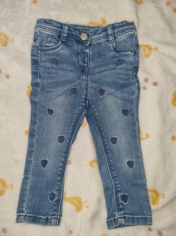 Jean motif cœur
