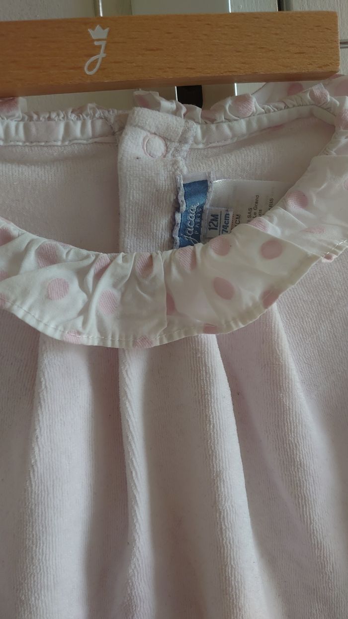 Pyjama col à pois Jacadi