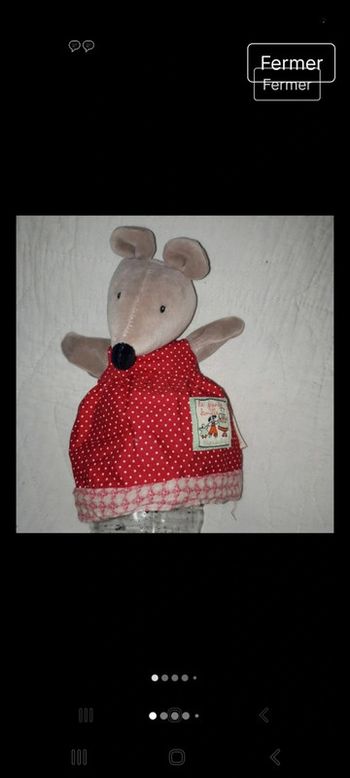 doudou marionnette nini la
souris moulin roty