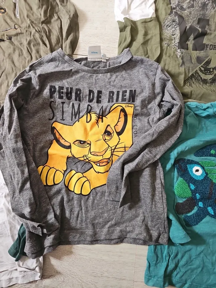 Lot de 5 t-shirts manche longue - photo numéro 3