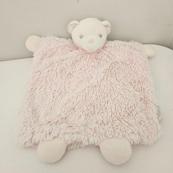 Doudou ours rose kaloo marionnette